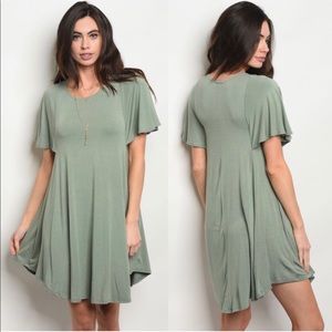 Ruffle Tunic Dress (NWT)